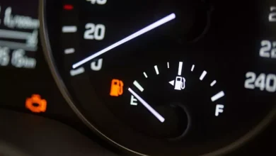 چراغ بنزین تیبا چند کیلومتر میره؟