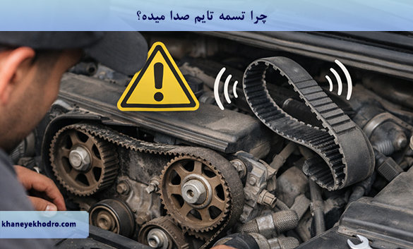 چرا تسمه تایم صدا میده؟