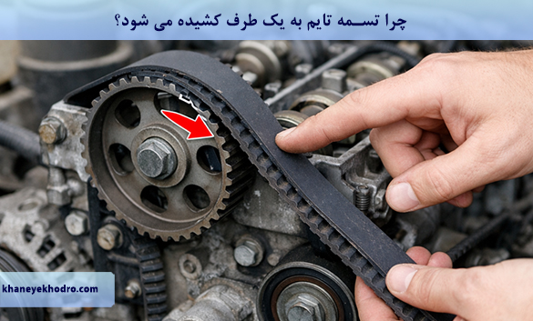 چرا تسمه تایم به یک طرف کشیده می شود؟