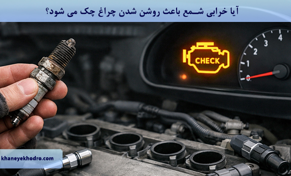 آیا خرابی شمع باعث روشن شدن چراغ چک می شود؟