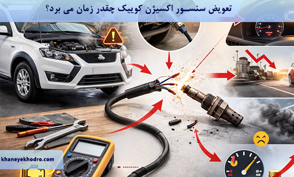 تعویض سنسور اکسیژن کوییک چقدر زمان می برد؟