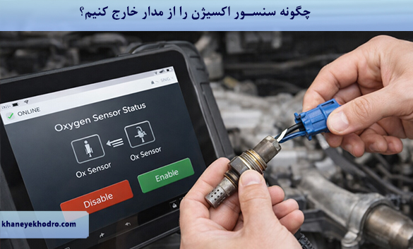 چگونه سنسور اکسیژن را از مدار خارج کنیم؟