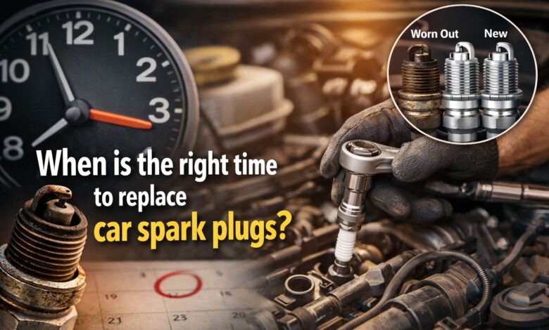 چه زمانی برای تعویض شمع خودرو مناسب است؟