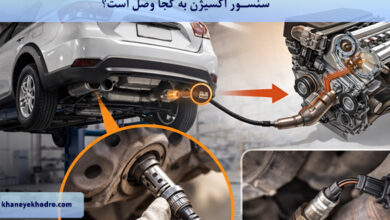 سنسور اکسیژن به کجا وصل است؟ 