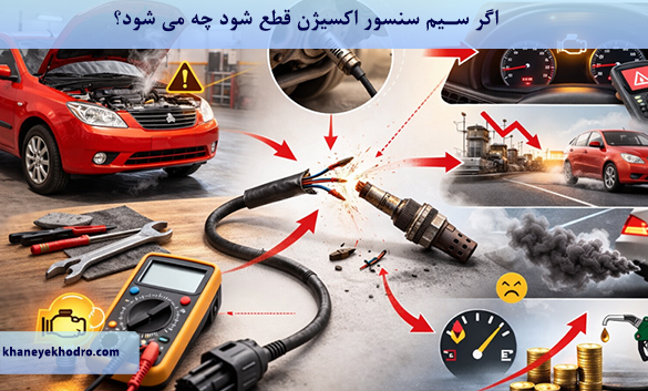 اگر سیم سنسور اکسیژن قطع شود چه می شود؟