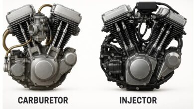 شناخت تفاوت موتورهای انژکتوری و کاربراتوری؛ یک گام مهم برای درک بهتر موتورسیکلتها