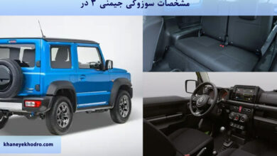 مشخصات سوزوکی جیمنی 3 در