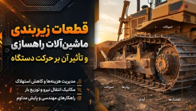 قطعات زیربندی ماشین آلات راهسازی و تأثیر آن بر حرکت دستگاه