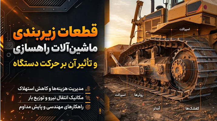 قطعات زیربندی ماشین آلات راهسازی و تأثیر آن بر حرکت دستگاه